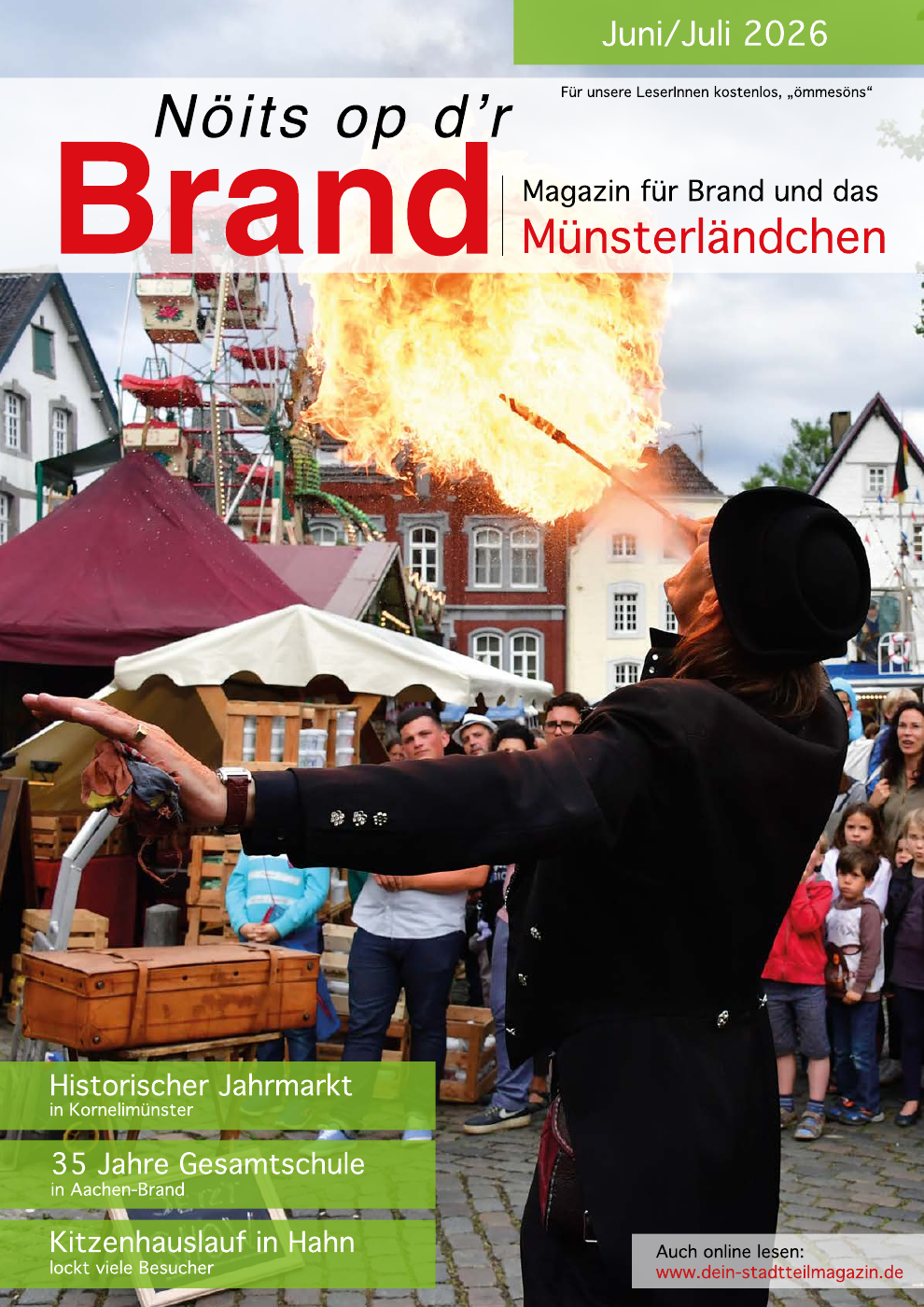 Titelblatt der Ausgabe Juni / Juli